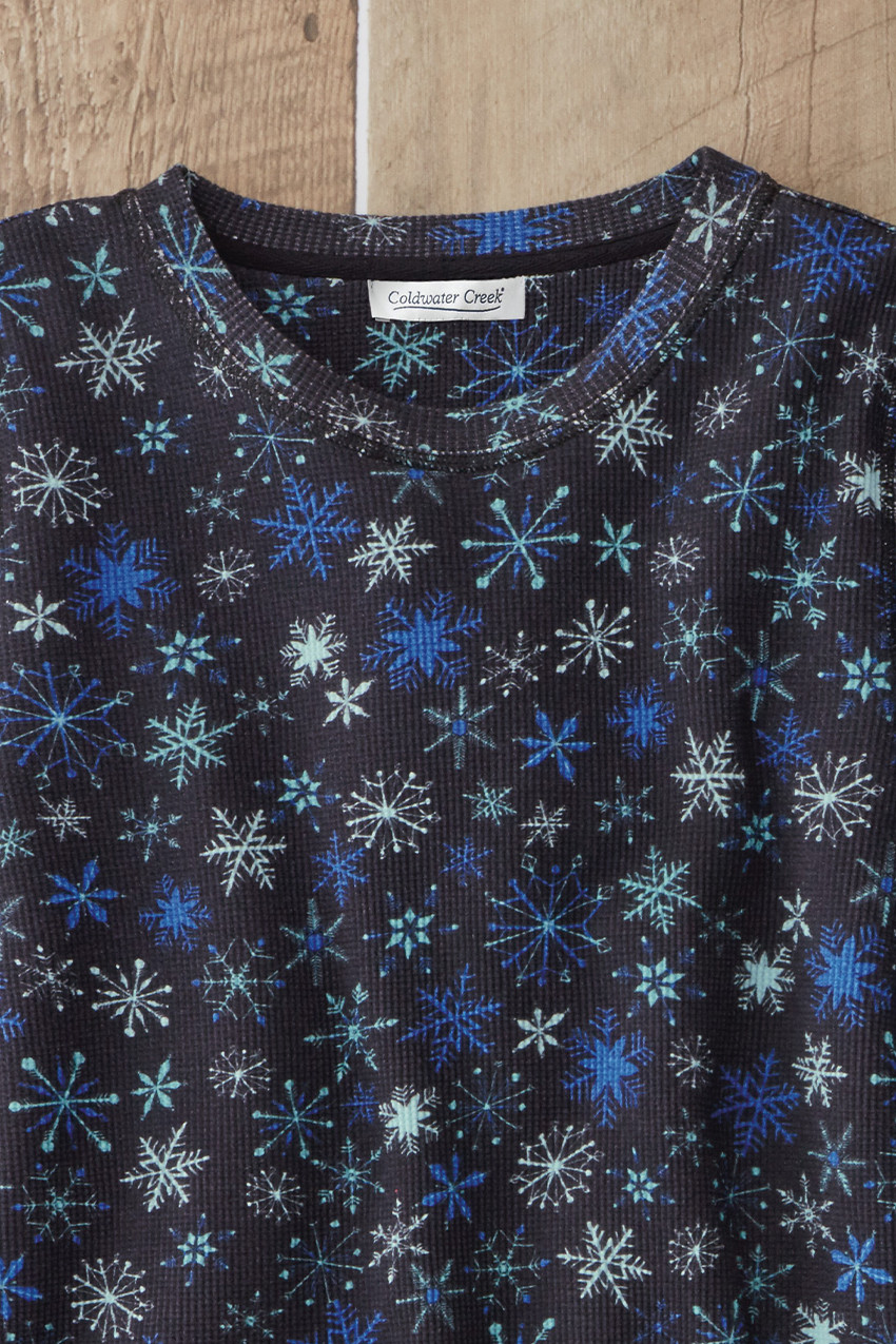Winter Skies Waffle Tee