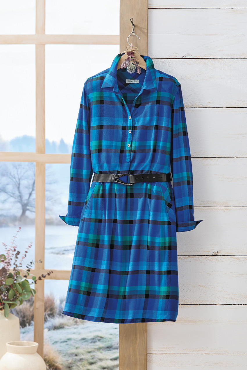 Winona Plaid Dress