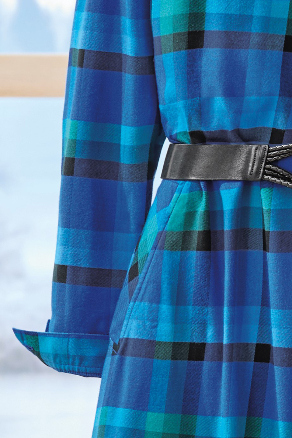 Winona Plaid Dress