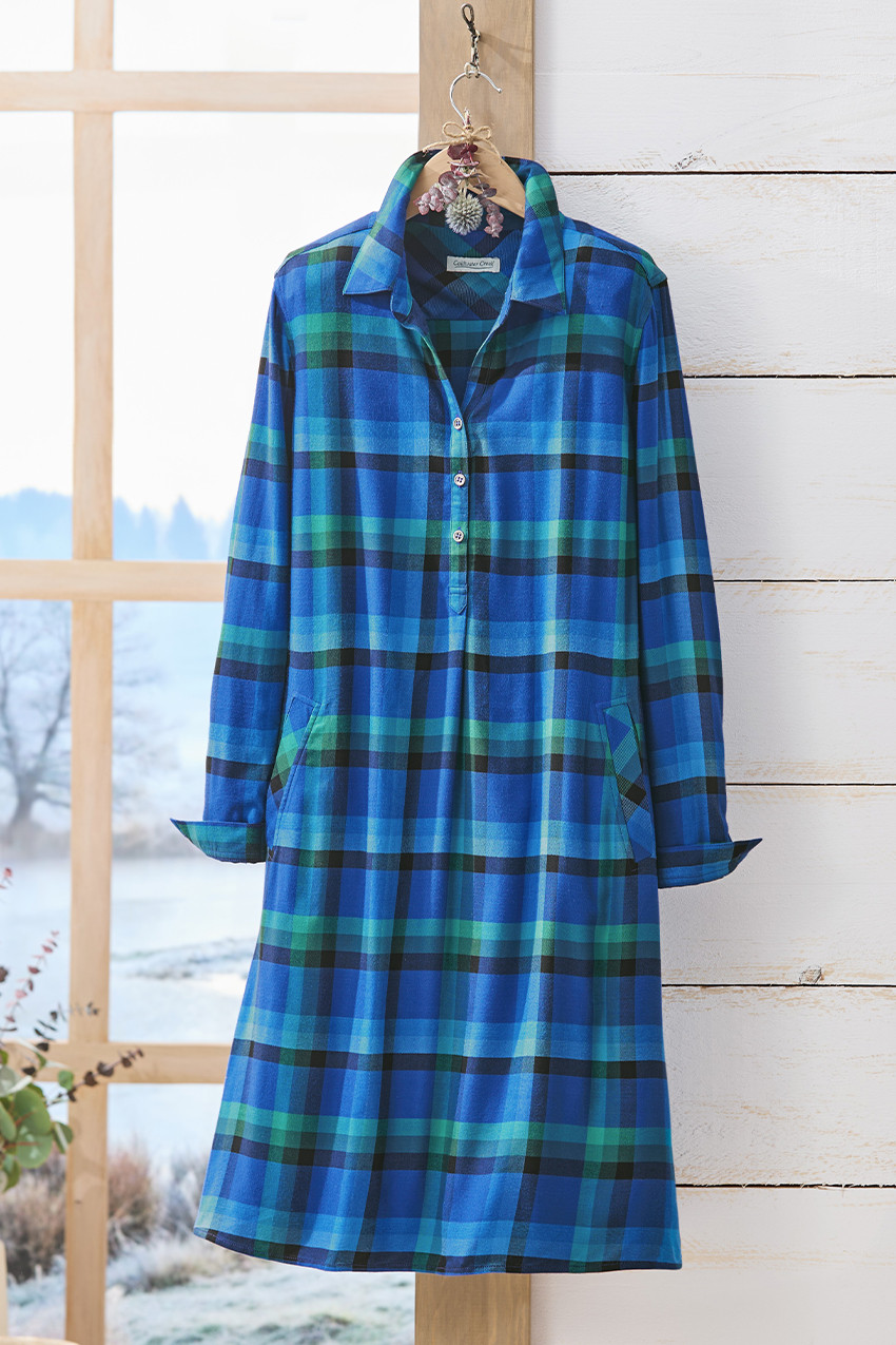Winona Plaid Dress