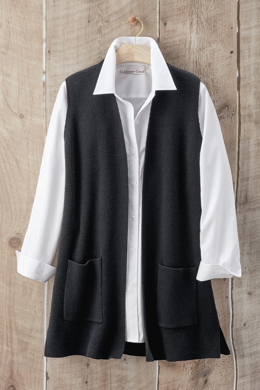 Everywhere Long Knit Vest