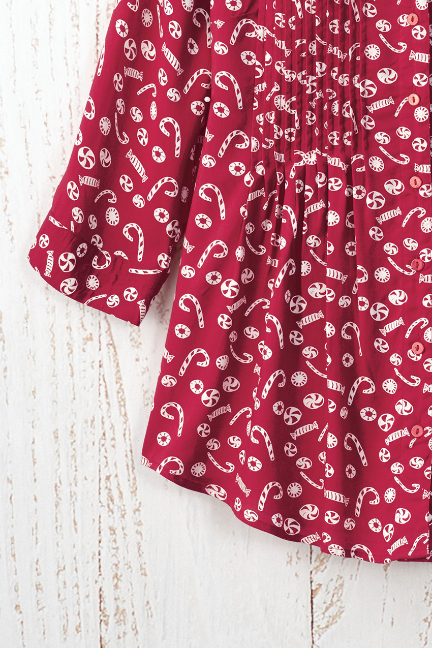 Peppermint Twist Tunic - Coldwater Creek