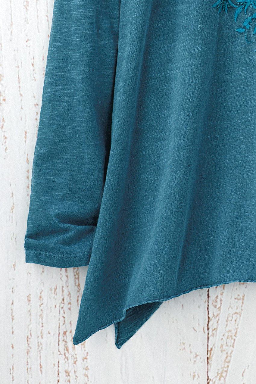 Alanna Embroidered Knit Tunic