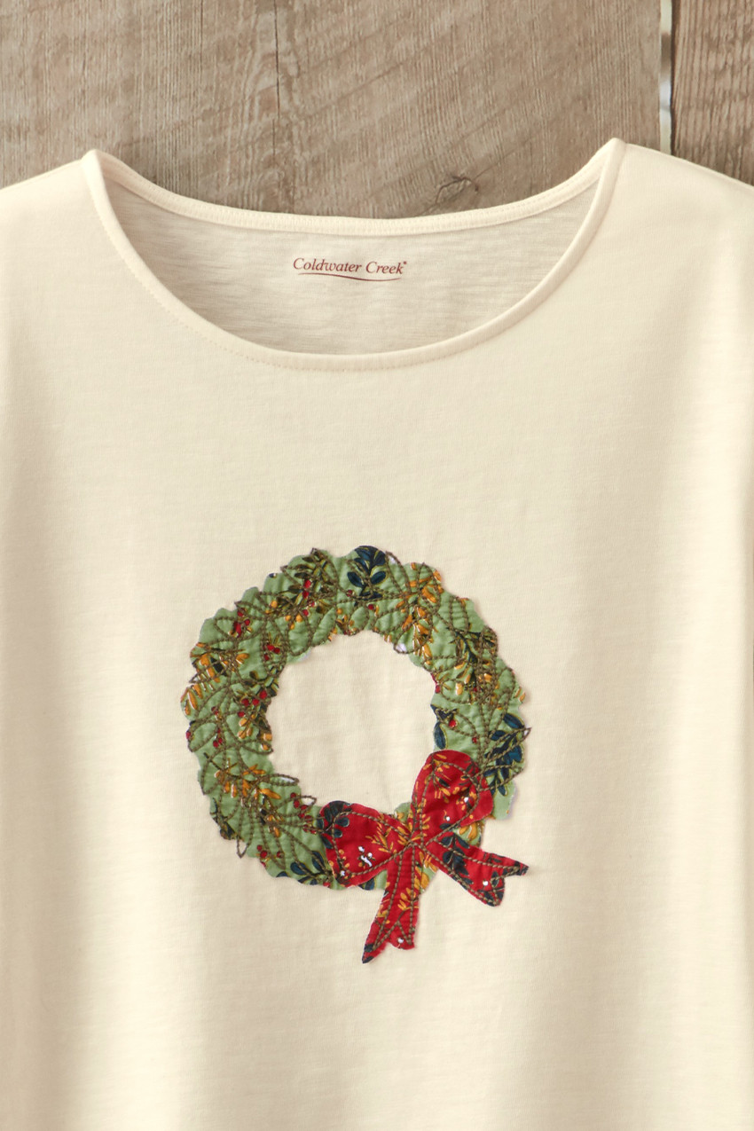 Festive Wreath Tee