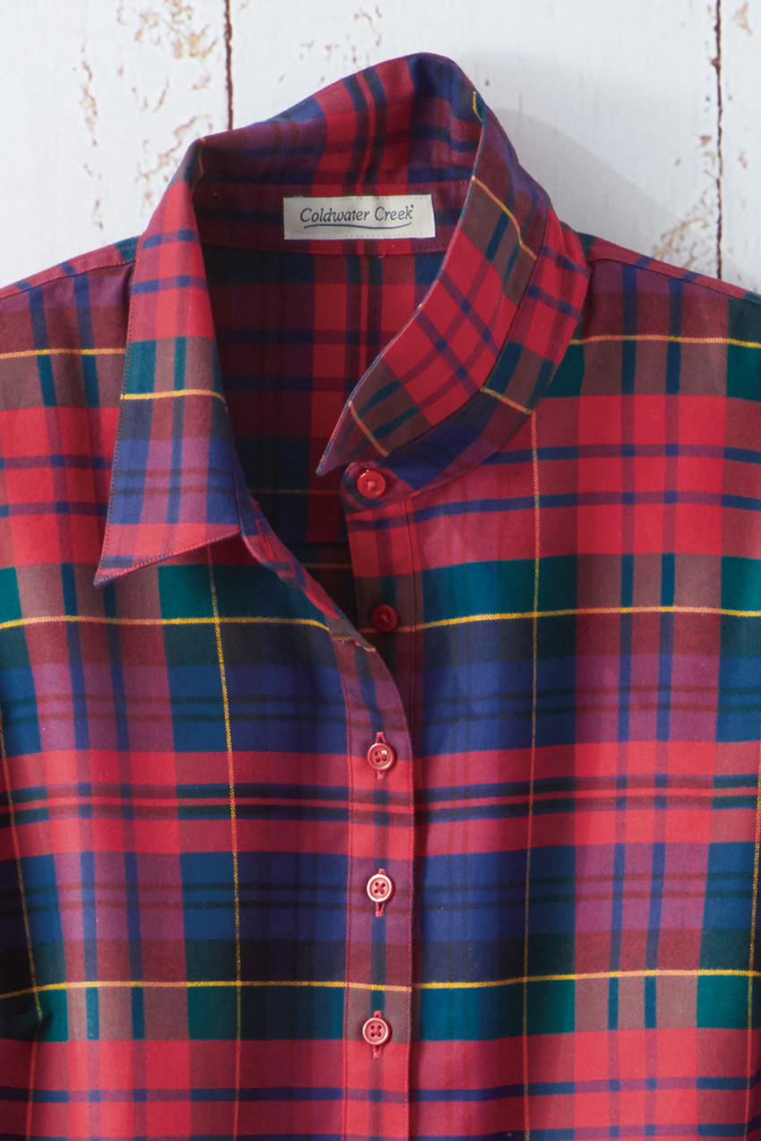 Cheerful Celebration Plaid Tunic