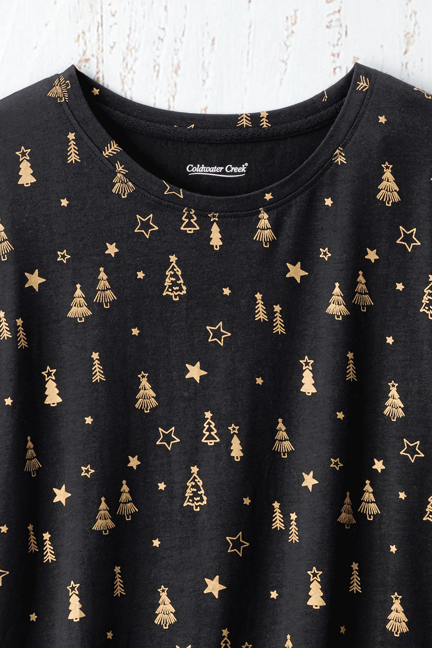 So Soft Starlit Forest Sleep Top