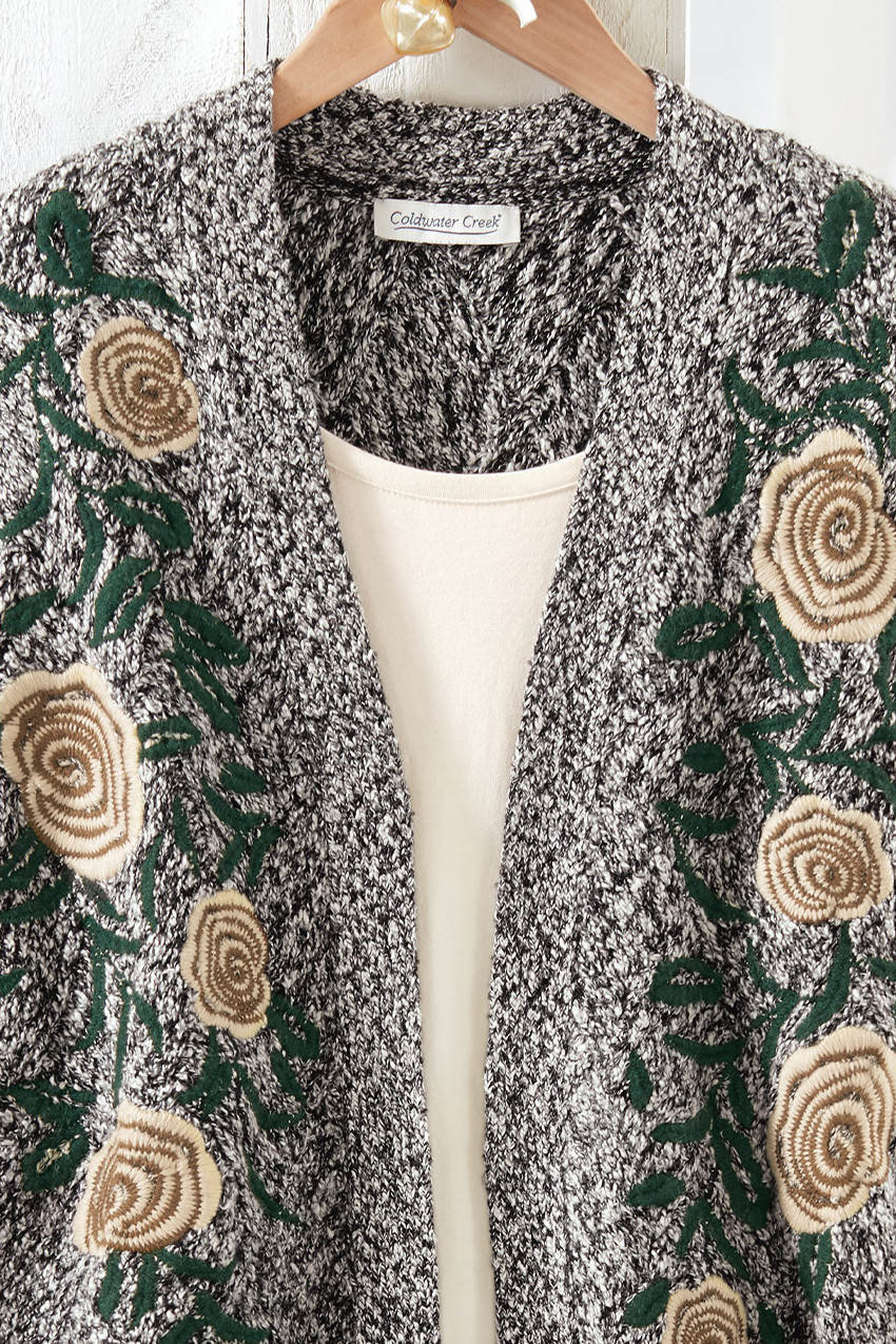 Great Falls Embroidered Cardigan