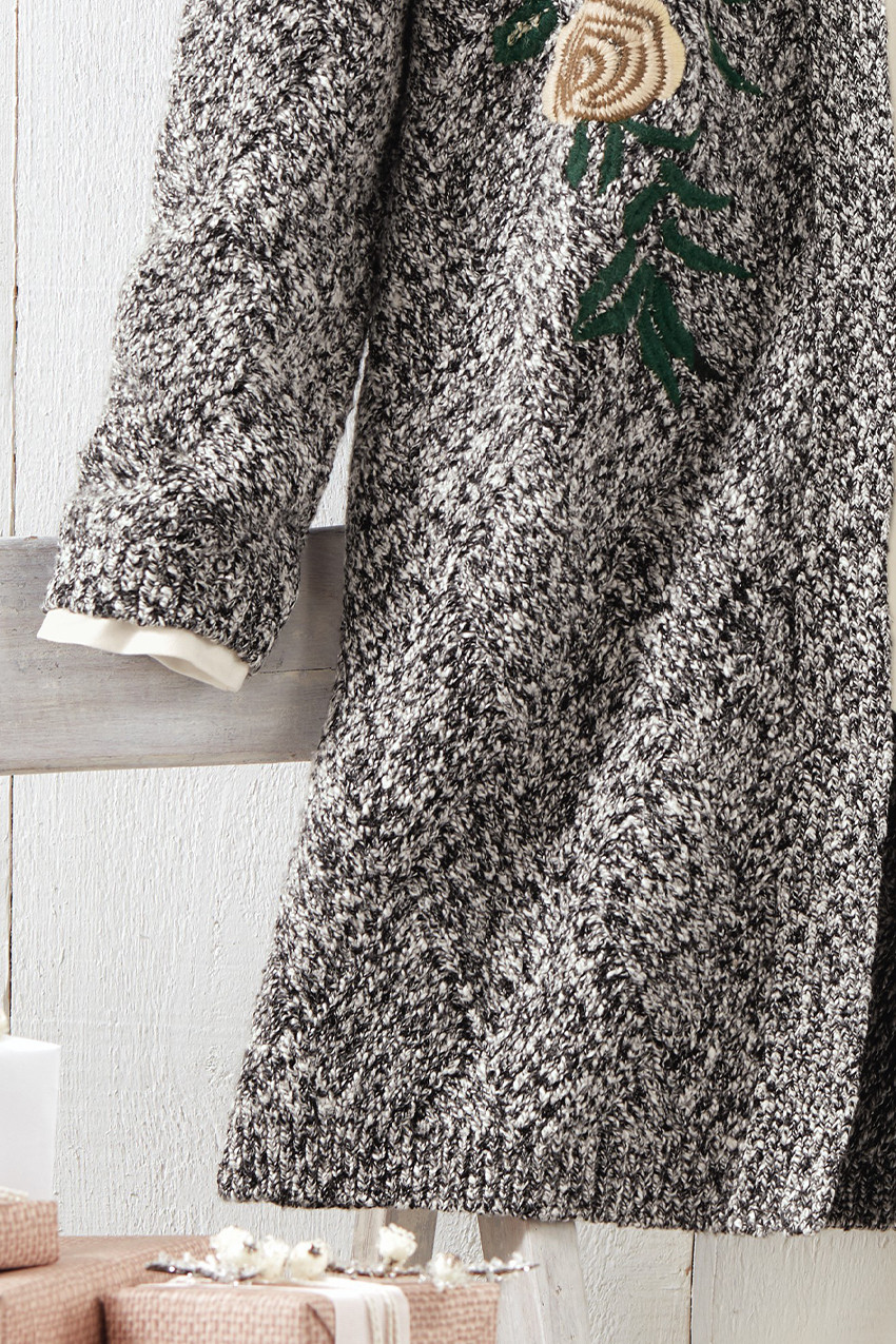 Great Falls Embroidered Cardigan