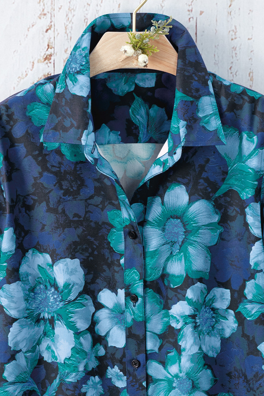 Bright Botanicals No-Iron Shirt