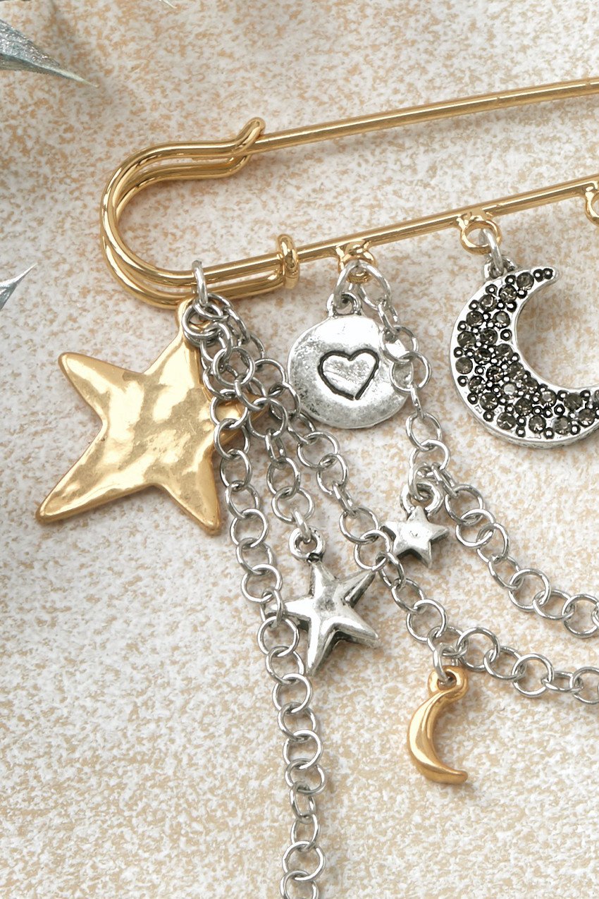 Lunar Layers Sweater Pin