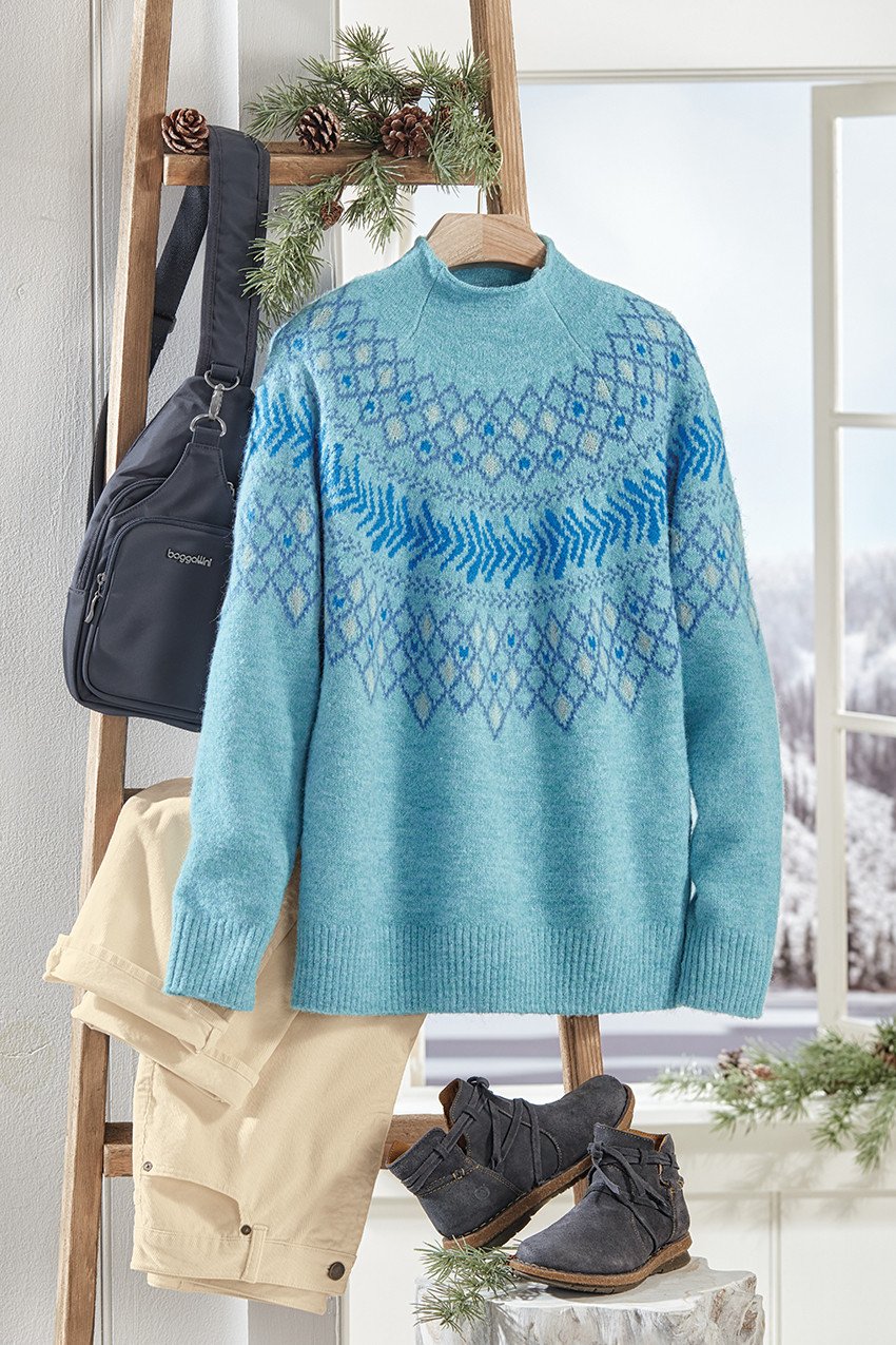 Glacial Glow Sweater