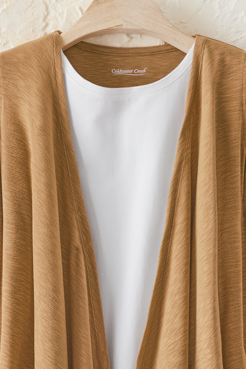 Lightweight Slub Knit Vest