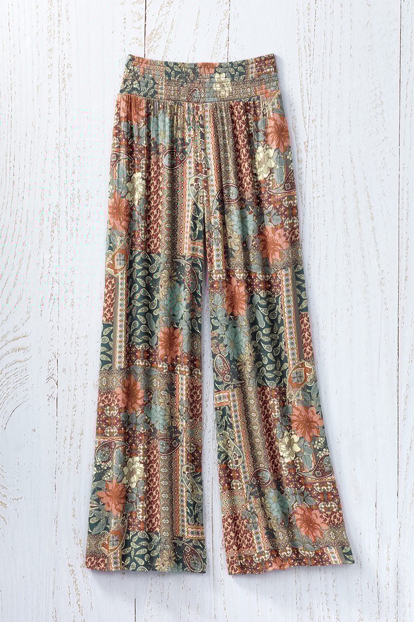 Flower Patch Palazzo Pants