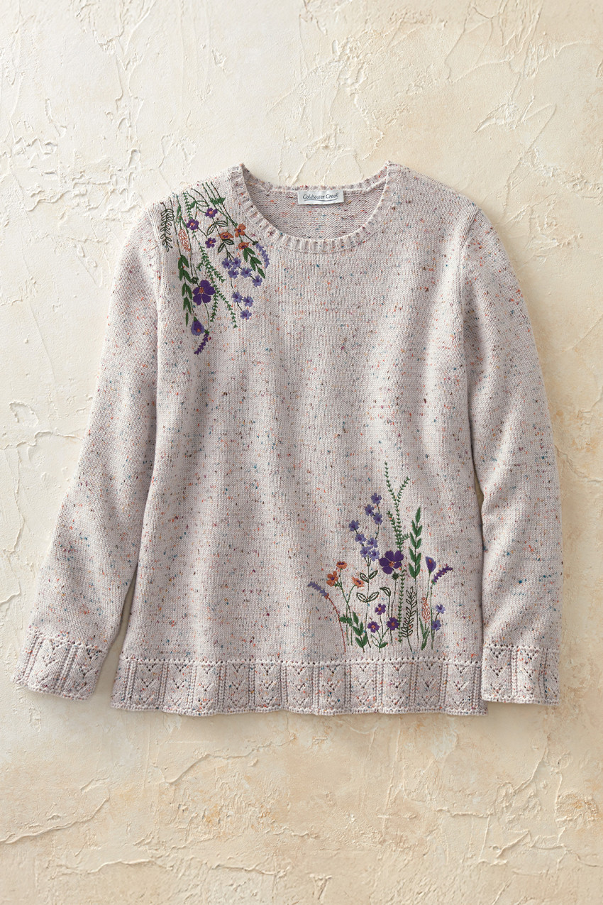 Open Meadow Embroidered Sweater