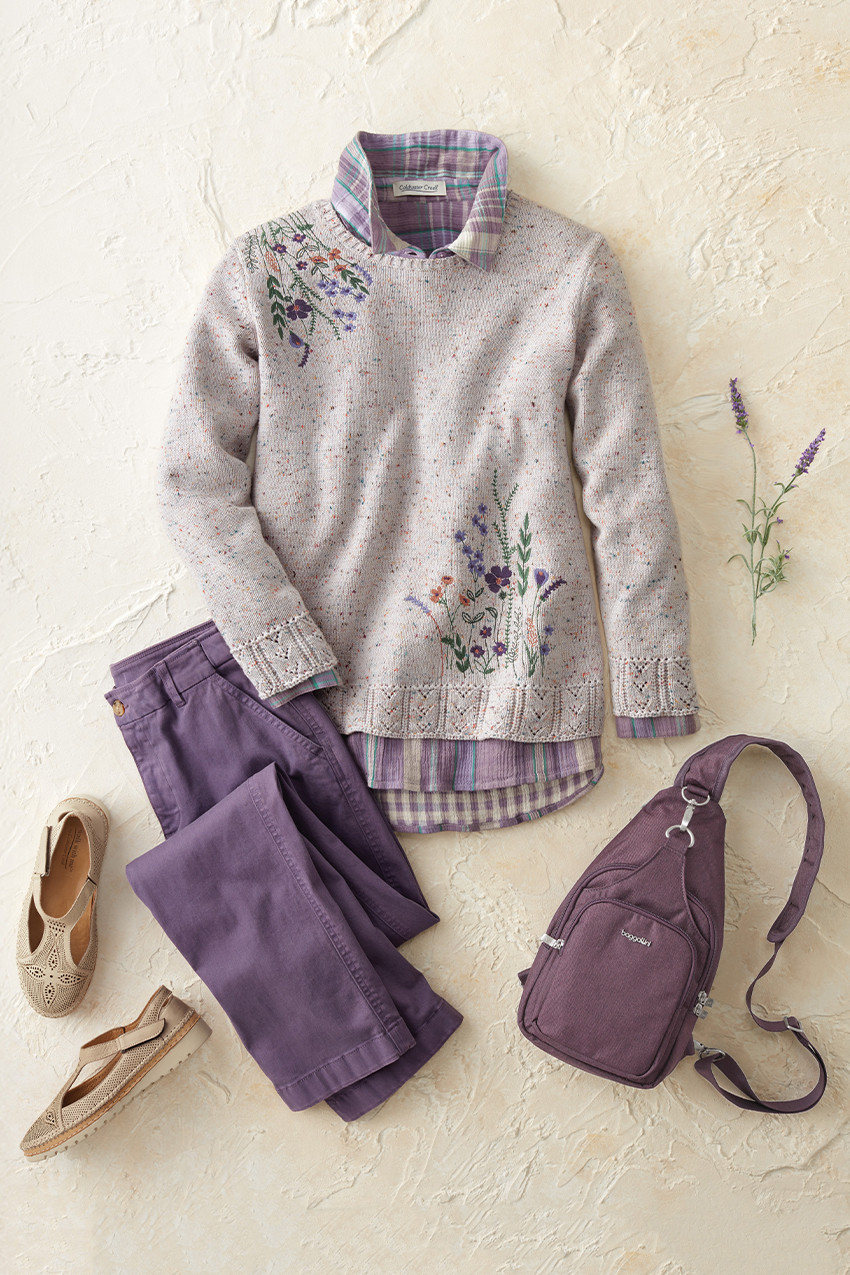 Open Meadow Embroidered Sweater