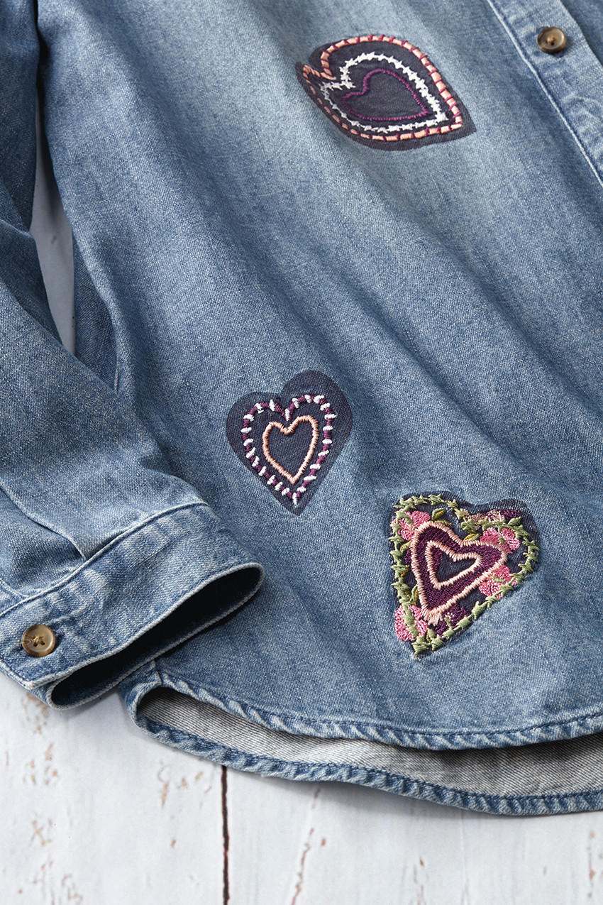 Be My Valentine Denim Shirt