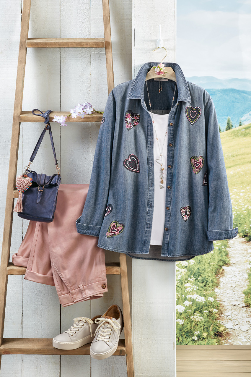 Be My Valentine Denim Shirt