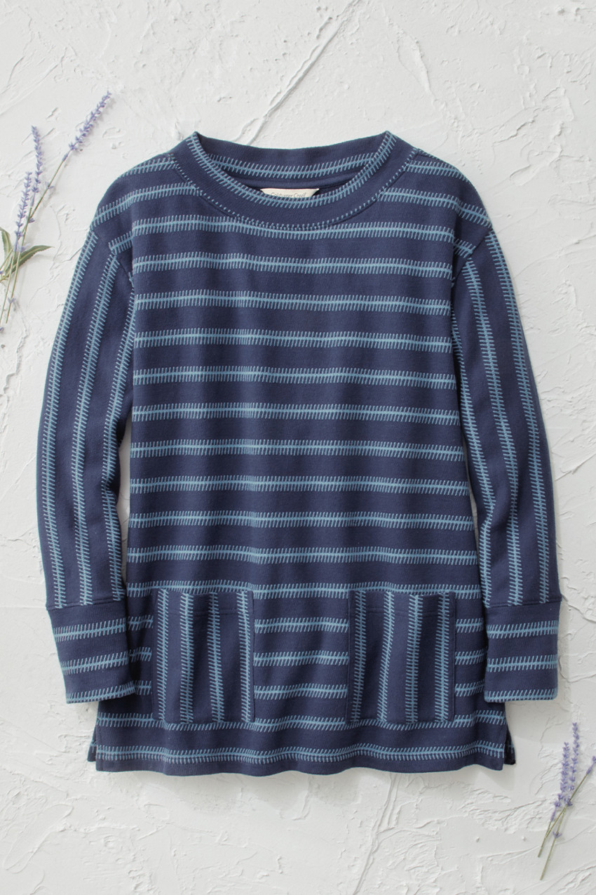 Defining Lines Tunic Sweatshirt