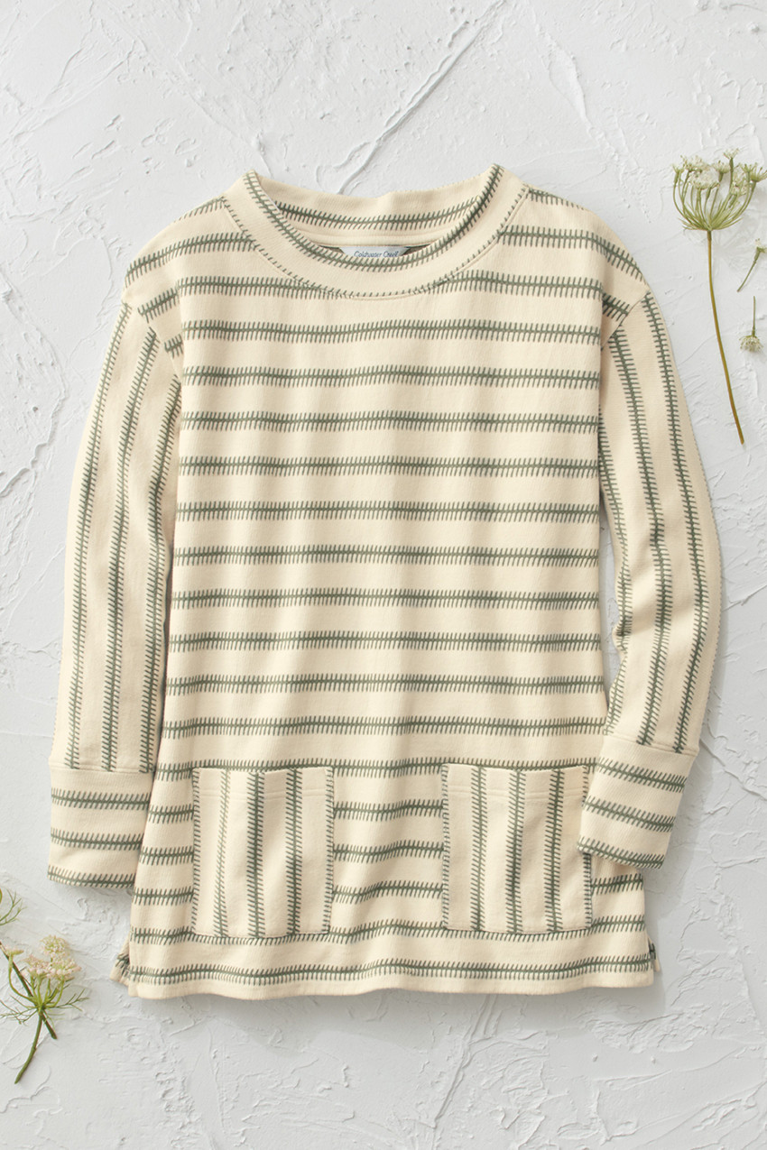 Defining Lines Tunic Sweatshirt