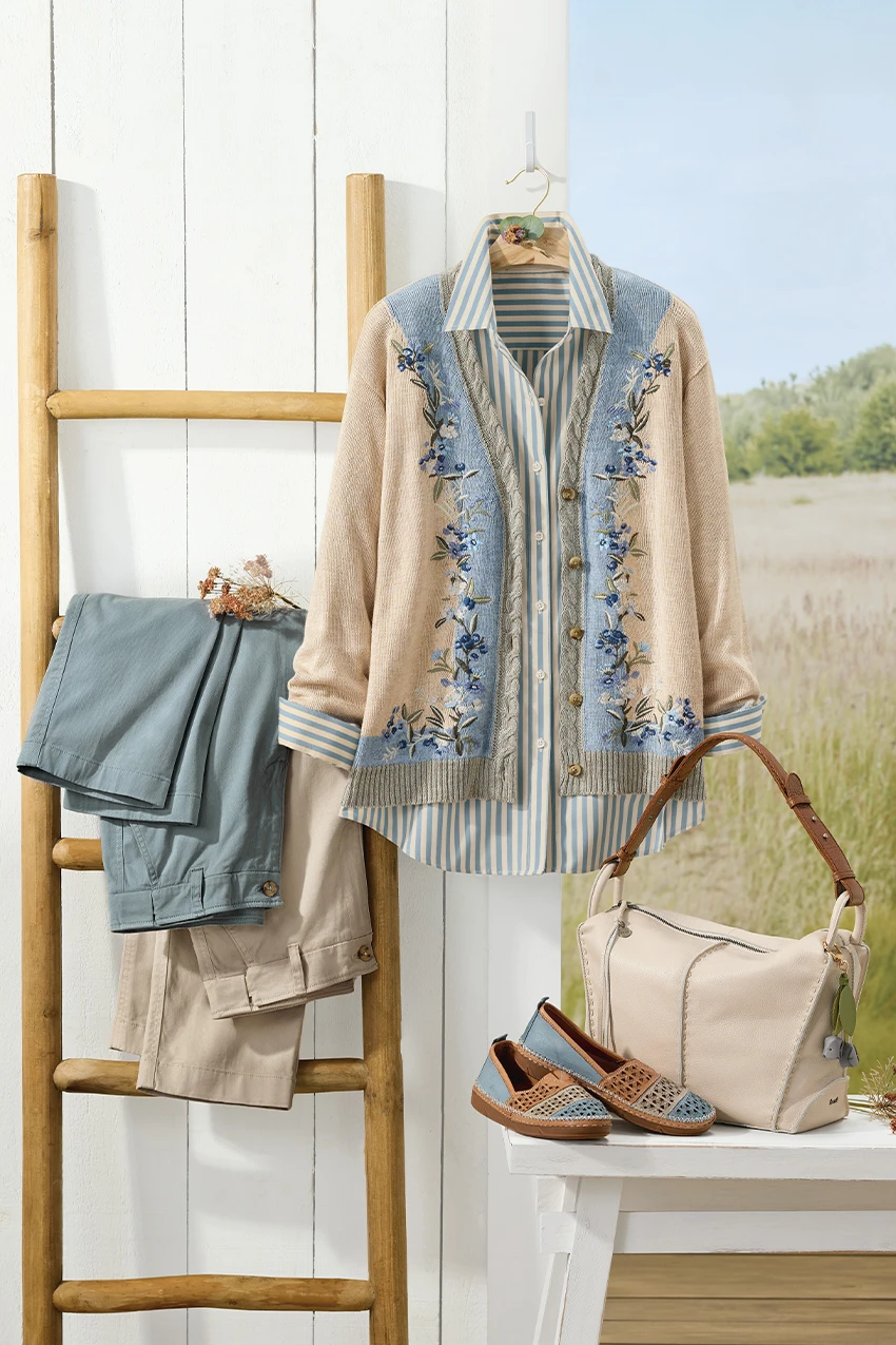 Floral Embroidered Cardigan