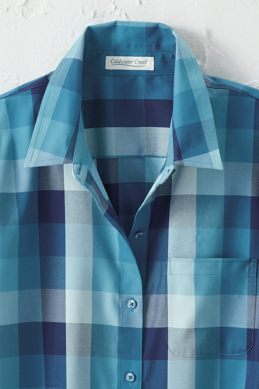 Paloma Plaid Anytime No-Iron Tunic
