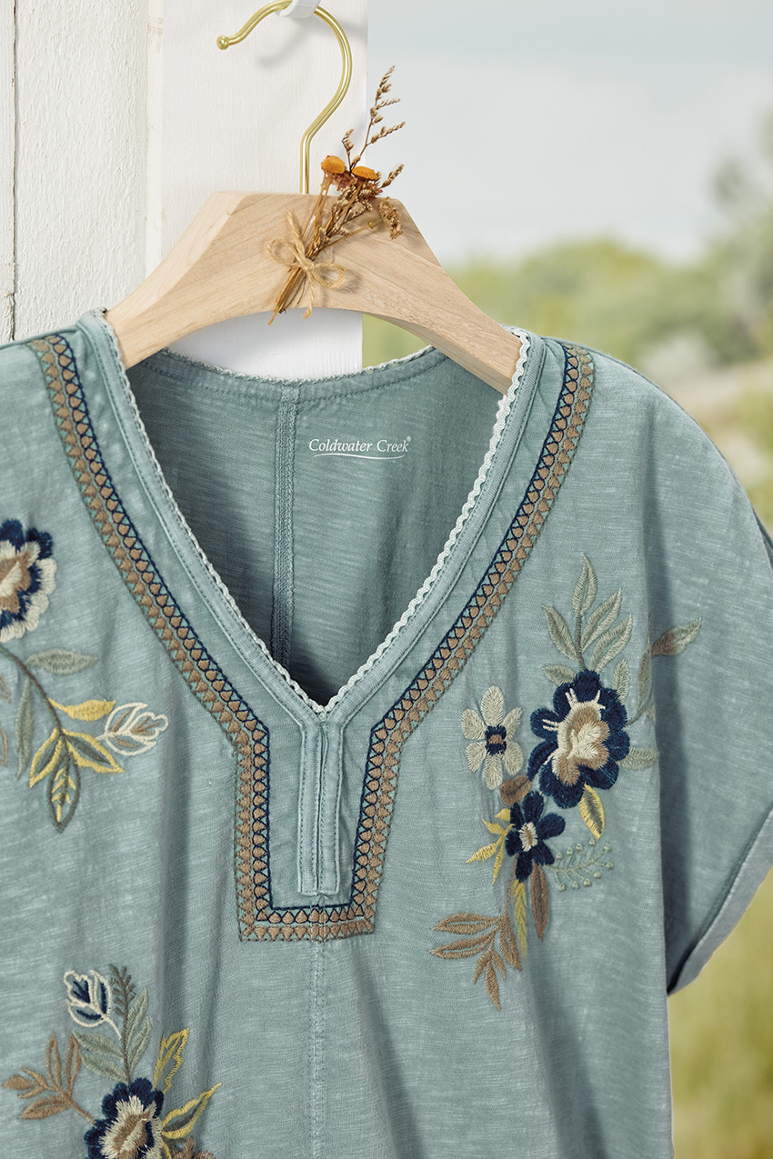 Pagosa Springs Embroidered Tee