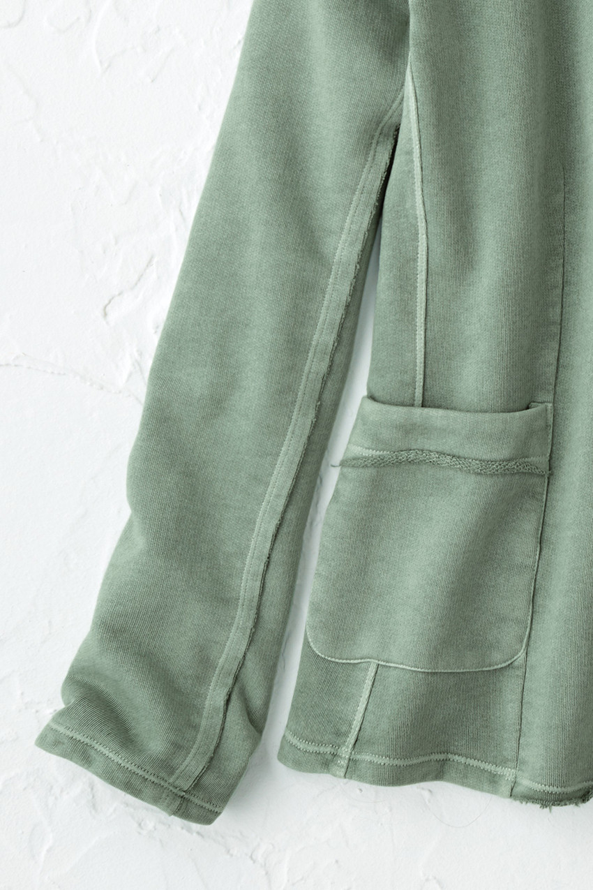 French Terry Knit Blazer