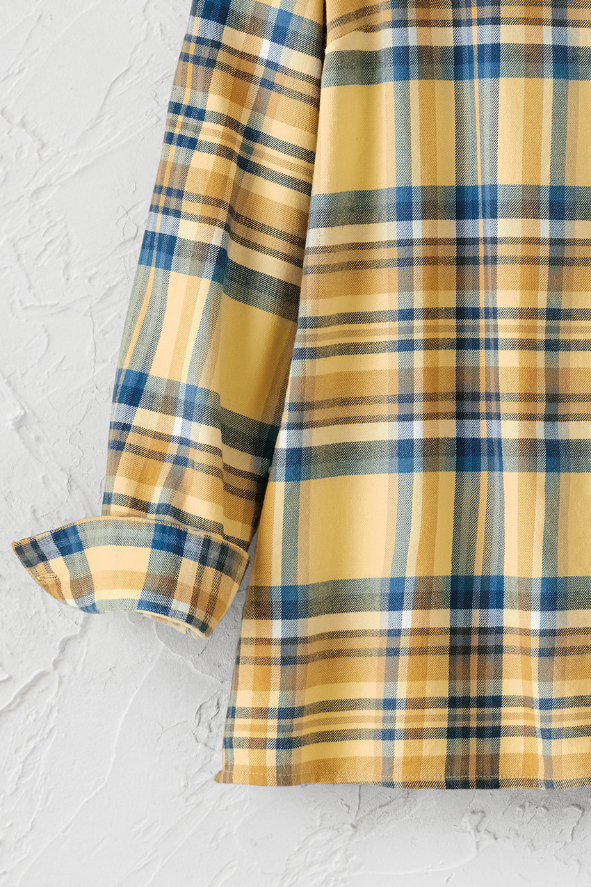 Sunlit Skies Soft Touch Plaid Shirt