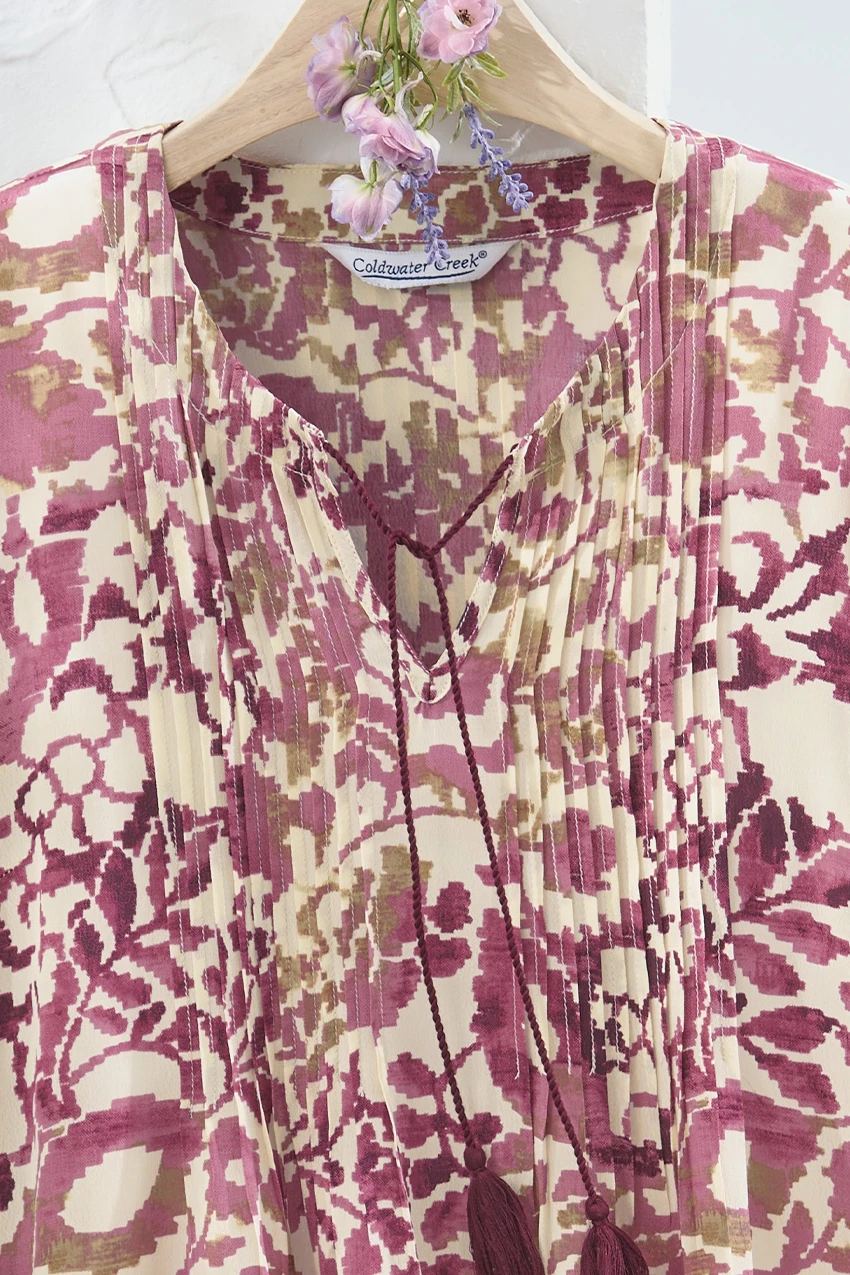 Julietta Pintucked Tunic