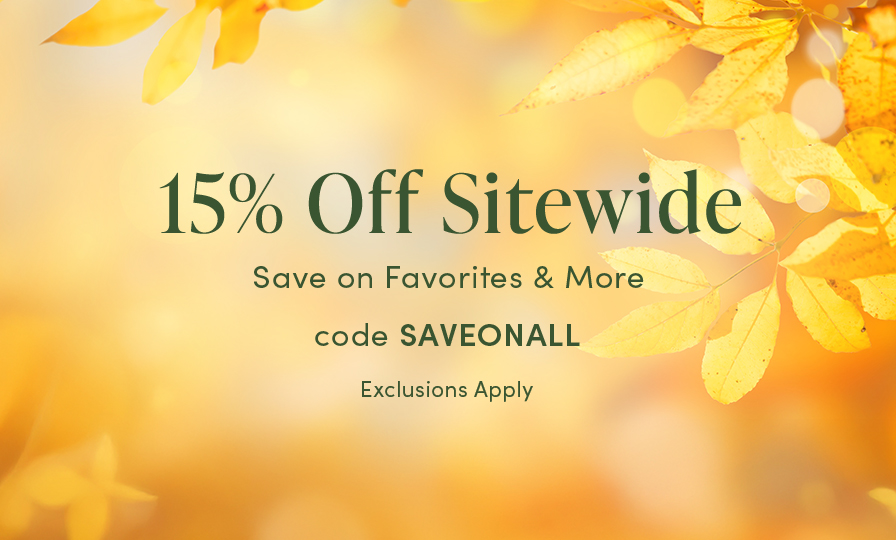 15% off Sidewide with Coupon SAVEONALL