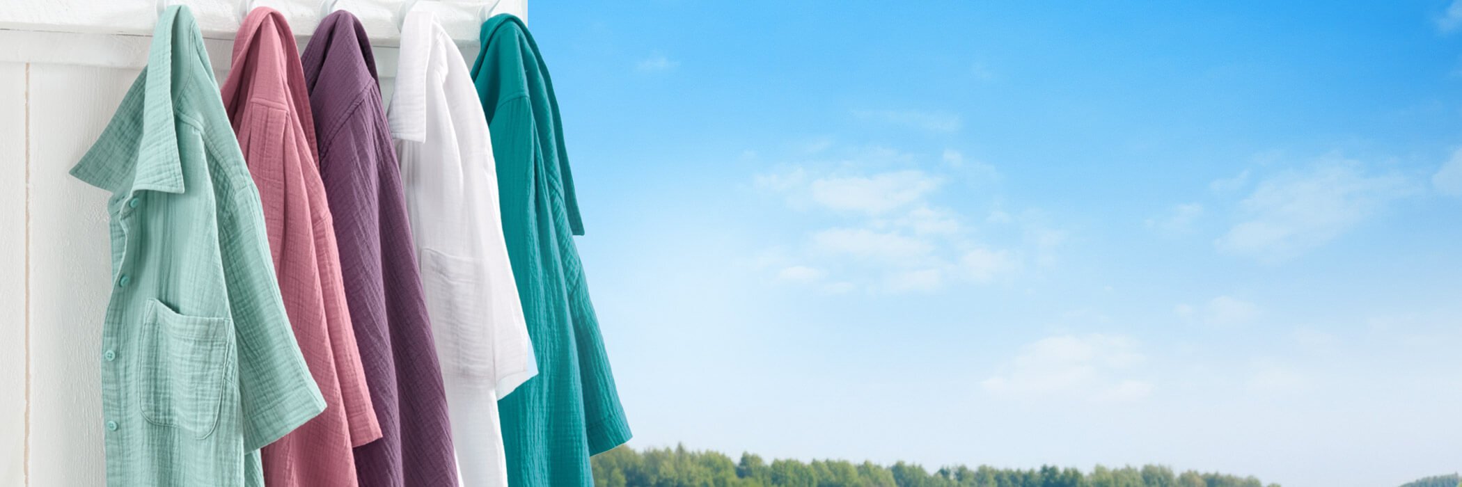 Model wearing light spring clothing from the new arrivals collection