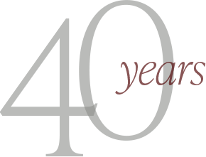 Celebrating 40 years anniversary