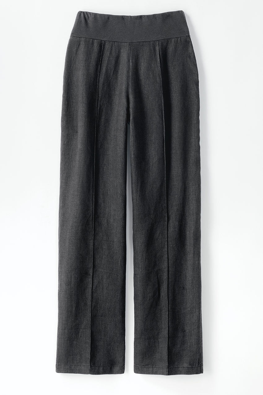 Knit Waistband Linen Pants - Coldwater Creek