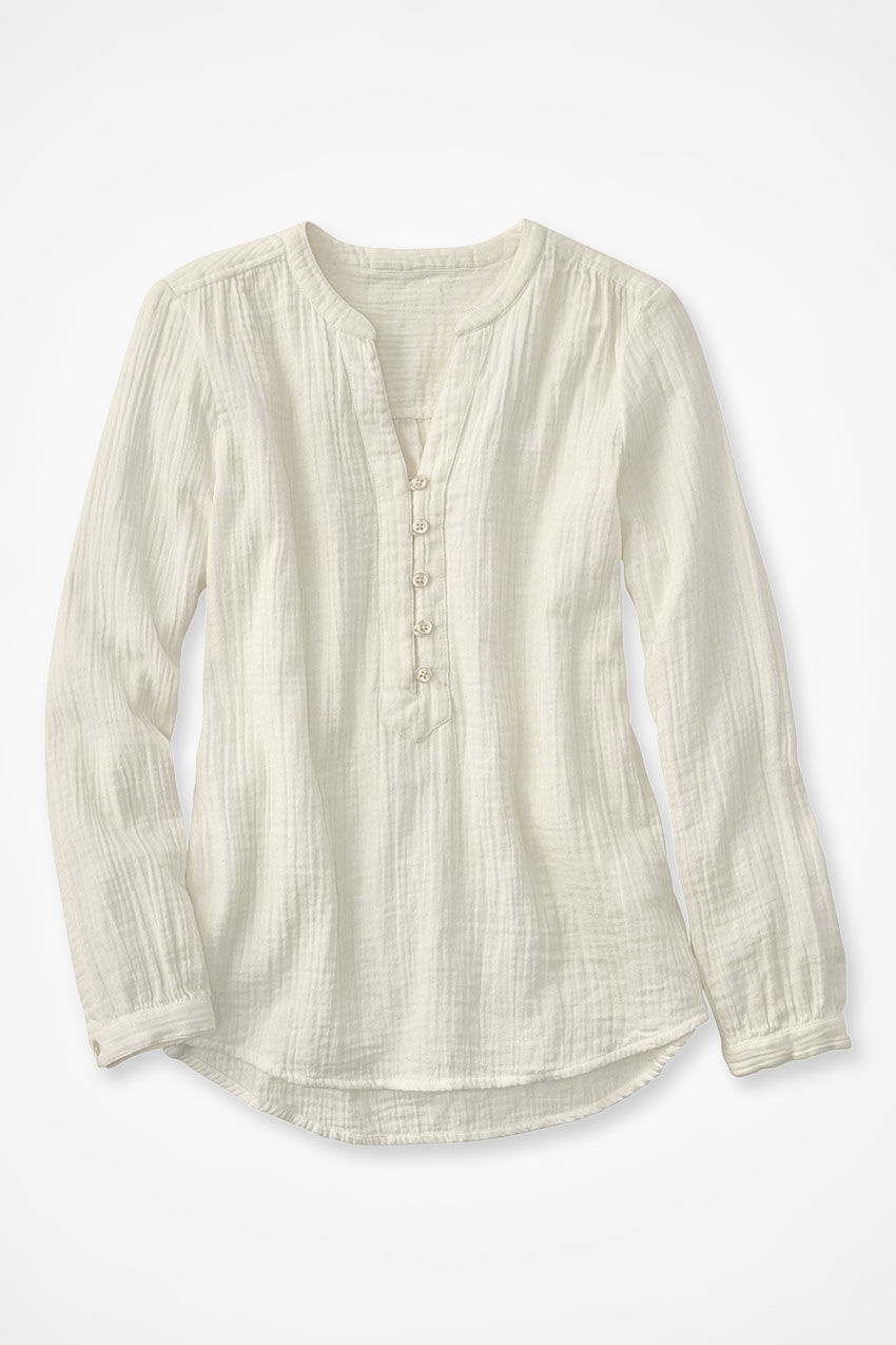 Summer Breeze Gauze Pullover - Coldwater Creek