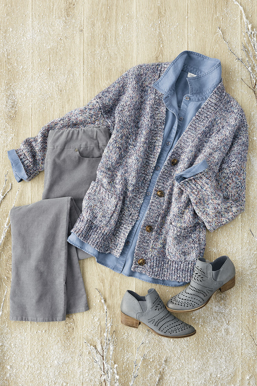 Indigo Harmony Cardigan - Coldwater Creek
