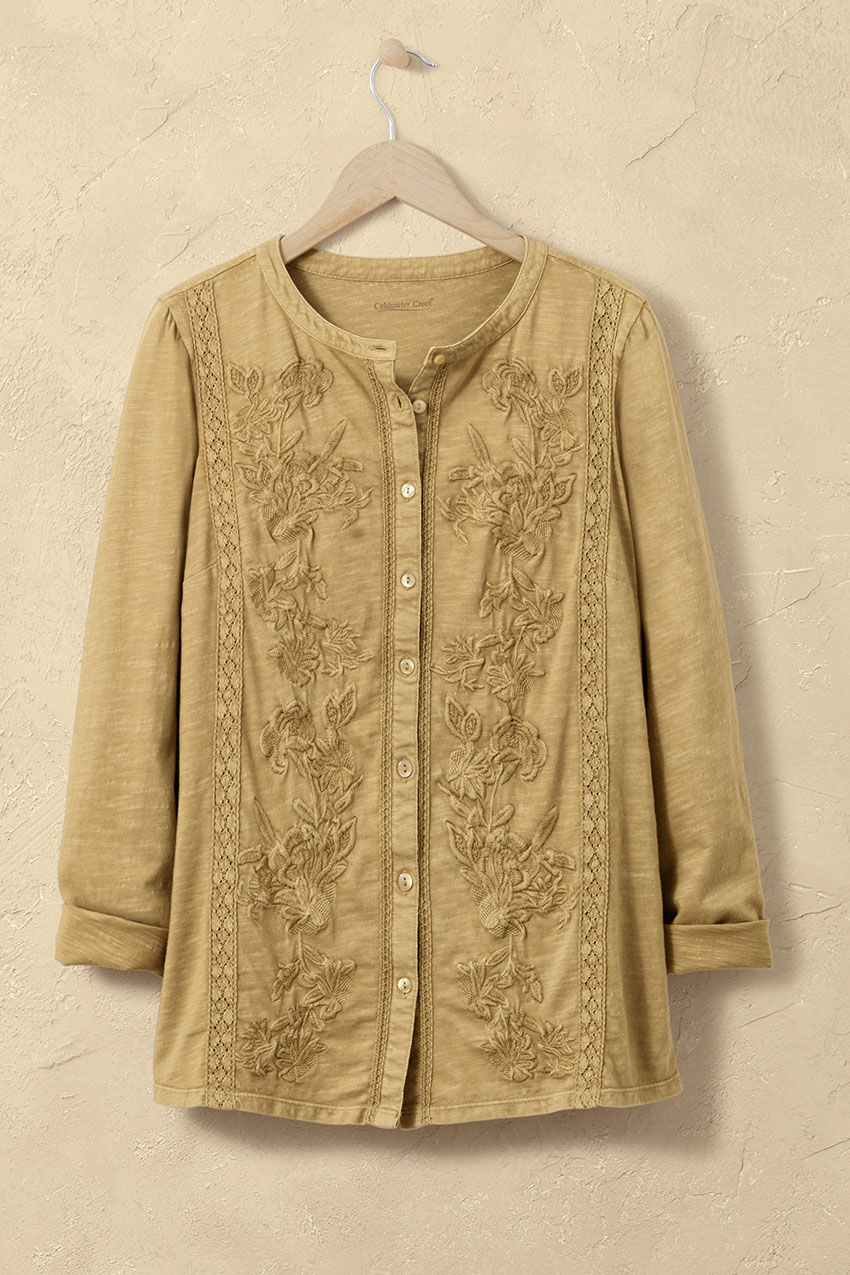 Falling Florals Knit Top - Coldwater Creek