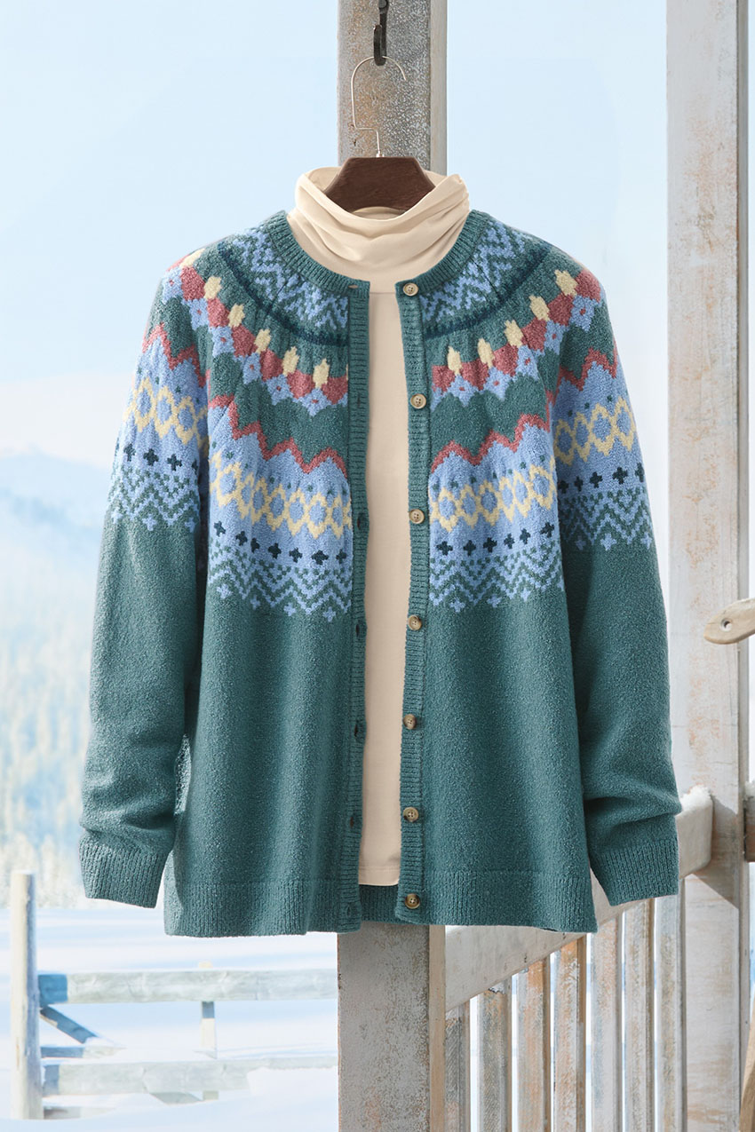 WIND AND SEA ×  peak Cardigan Racking Stitch Cardigan | Nautica