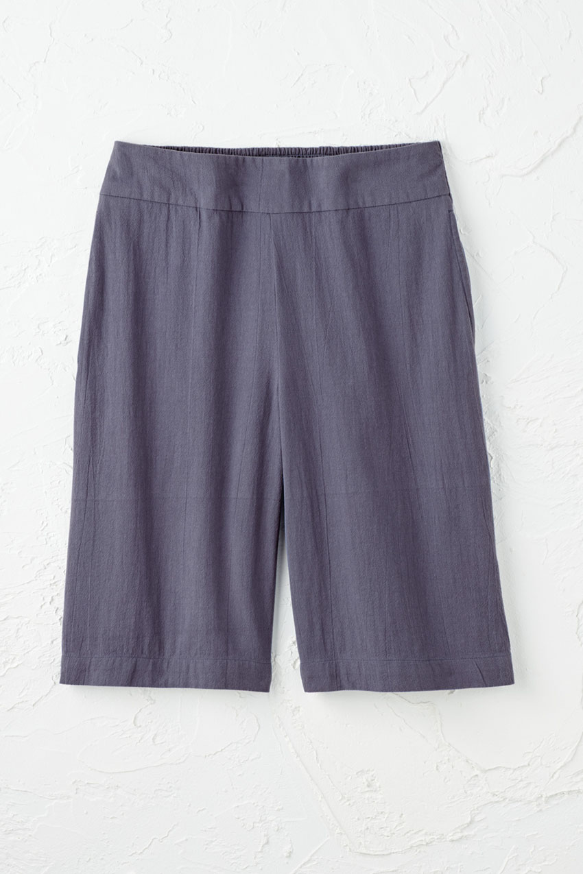 【Rest&Recreation】韓国人気★ (L,XL) COTTON BERMUDA SHORTS Generic Women's Summer Cotton Linen Bermuda Shorts Elastic