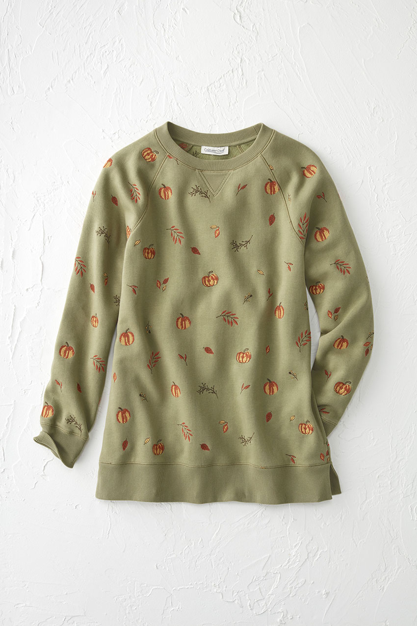 Patch O' Pumpkins Sweatshirt - Coldwater Creek