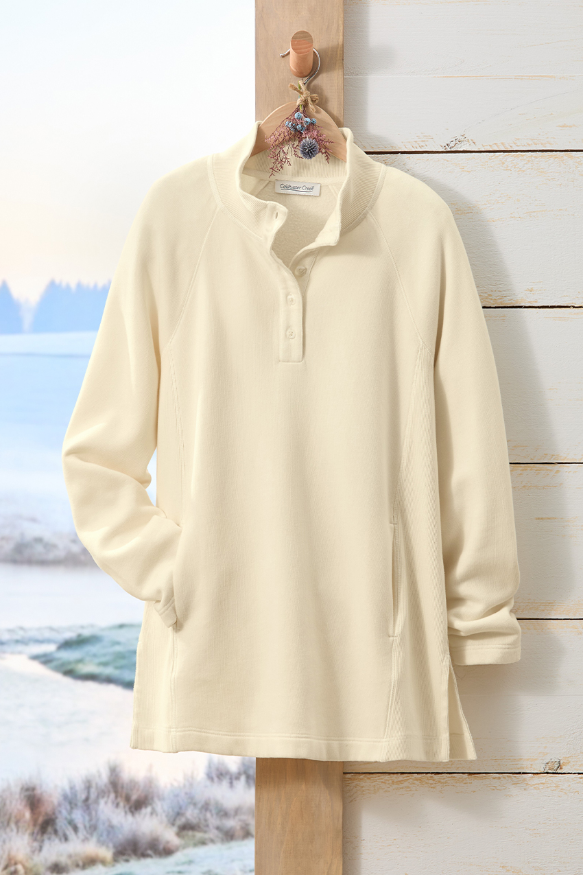 トップス HOLIDAY / OFFICE UNIFORM SWEAT Weekend Popover Sweatshirt - Coldwater Creek