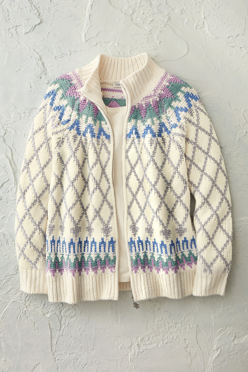 Nordic Mist Sweater Jacket - Coldwater Creek