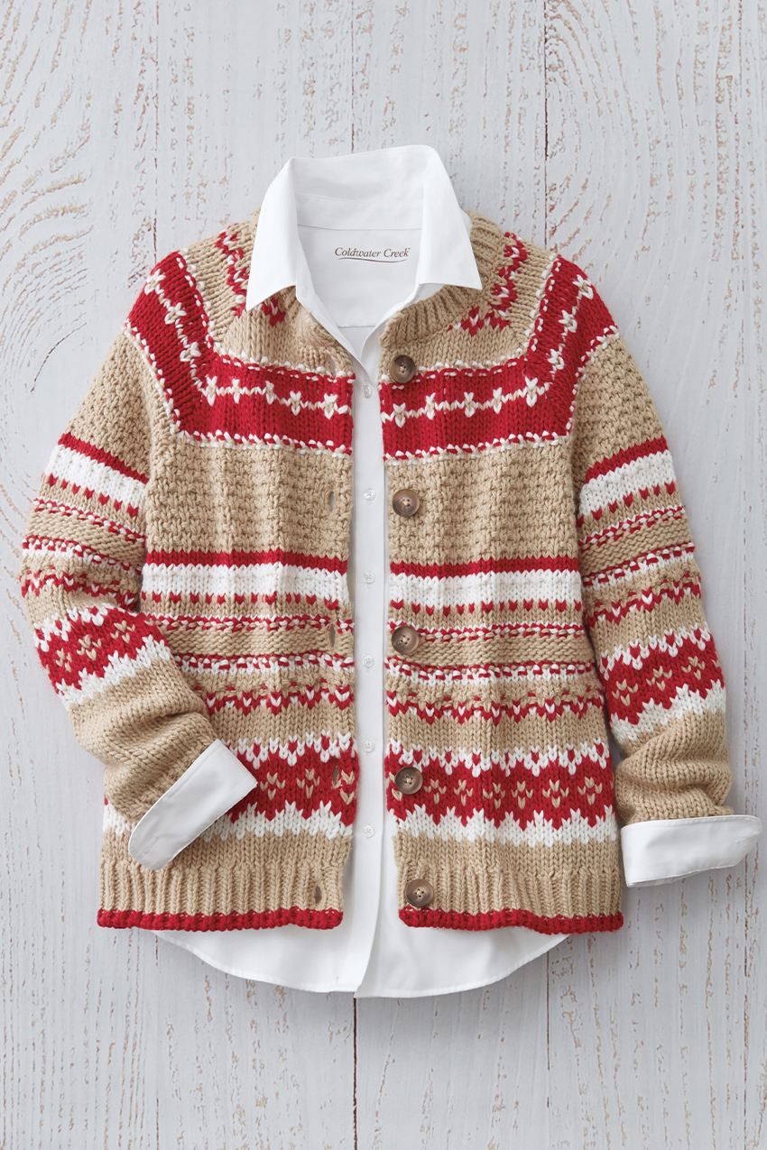 Rustic Lodge Cardigan - Coldwater Creek