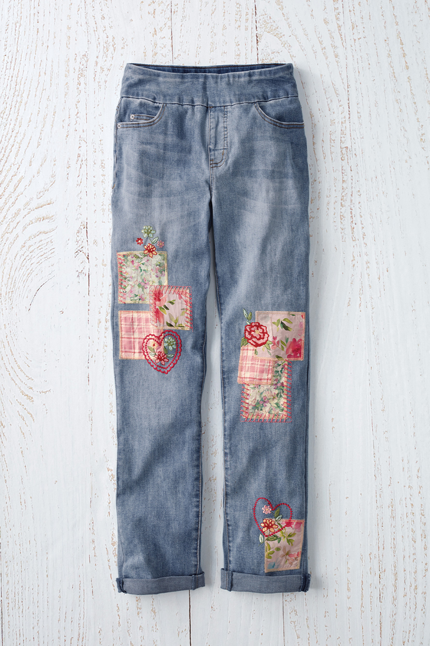 Wild at Heart Pull-On Jeans - Coldwater Creek