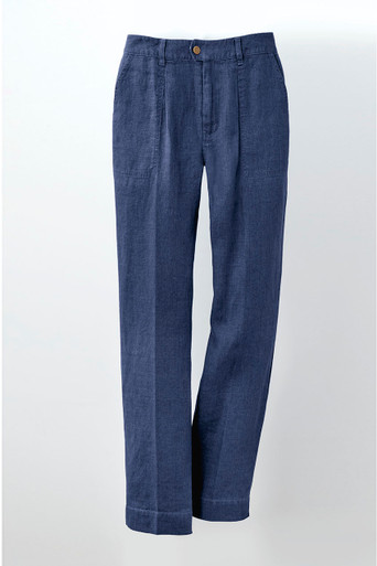 Maya Linen Ankle Pants