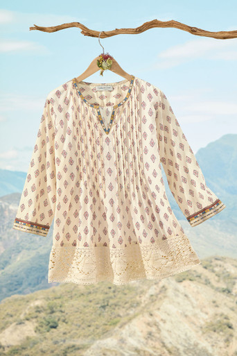 大注目 Saffron Road Creek Coldwater - Tunic Clothing