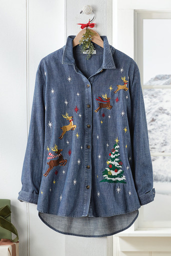 Dash Away Denim Shirt - Coldwater Creek