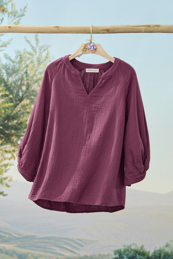 Summer Breeze Twist of Gauze Top - Coldwater Creek