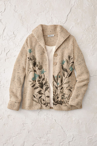 トップス schiesser 50s cardigan Germany lingering-leaves-