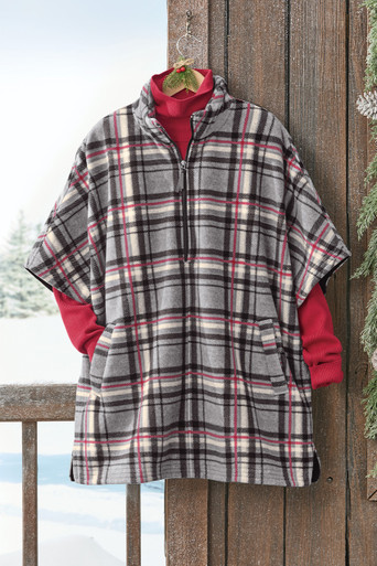 plaid-fleece-poncho__grey-