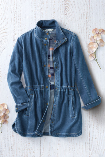 ARGUE アギュー 今季JUSCOM JACKET/ DENIM indigo-dusk-knit-denim-